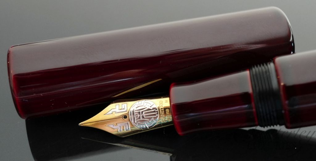 Danitrio Tame-nuri on Shu (Red) on Genkai Fountain Pen