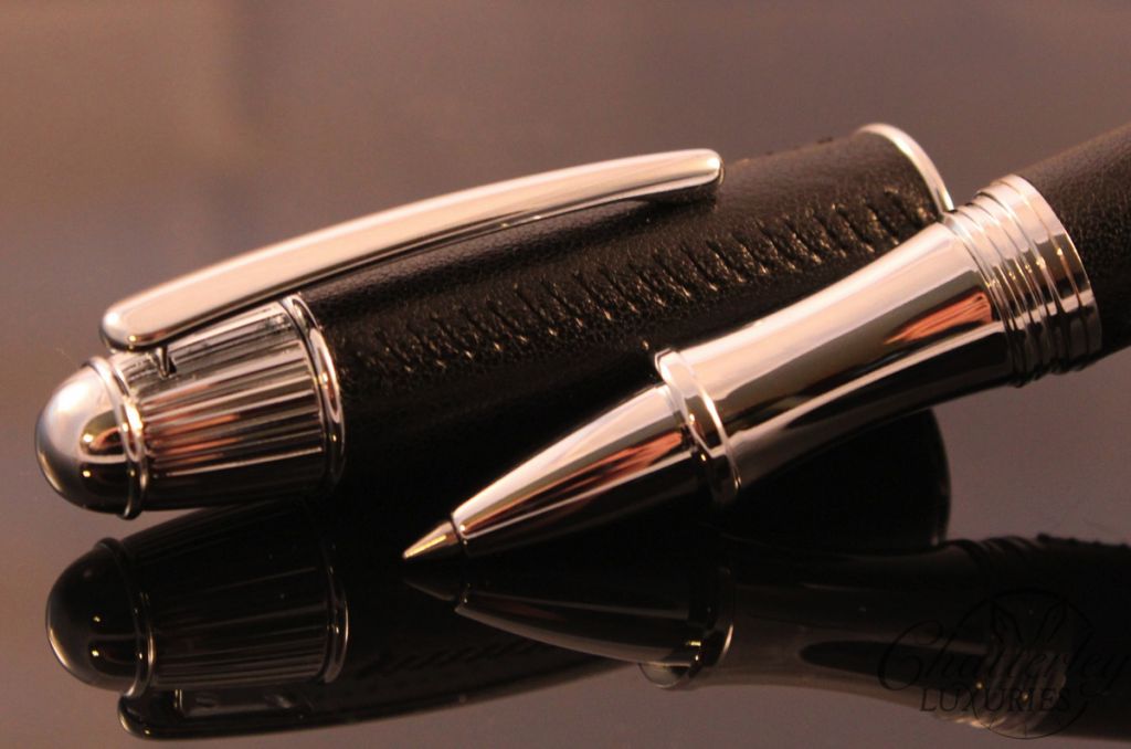 Libelle Santa Croce Nero Leather Rollerball Pen (1)