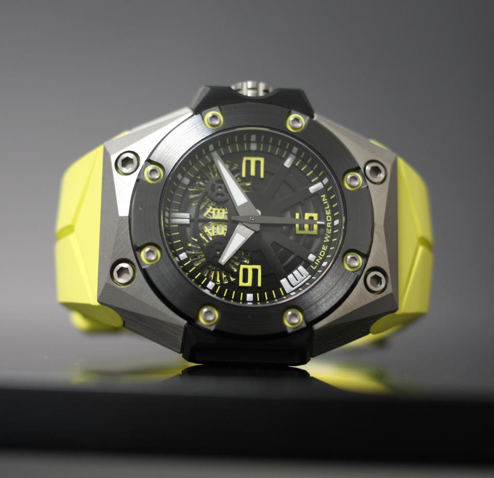 Linde Werdelin Oktopus II Titanium Yellow Limited Edition Dive Watch