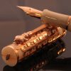 Stipula Rose Gold Fleur di Lis Fountain Pen (5)