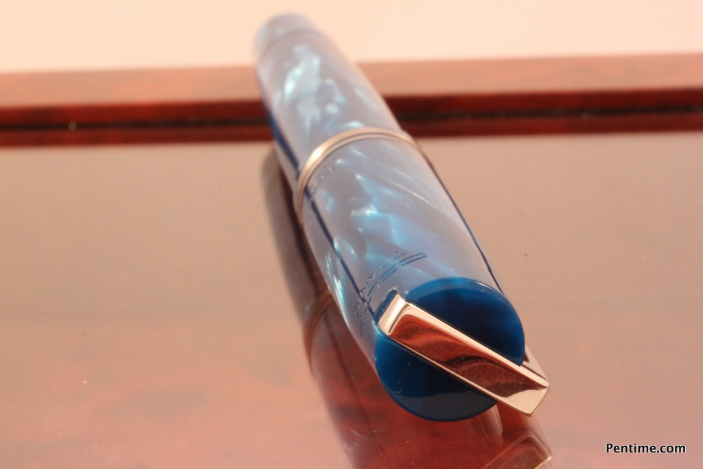 Delta Chatterley Pens Blue Titanio Fountain Pen 7