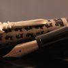 Stipula Chatterley Pens Fleur De Lis titanium Overlay T Flex nib (2)