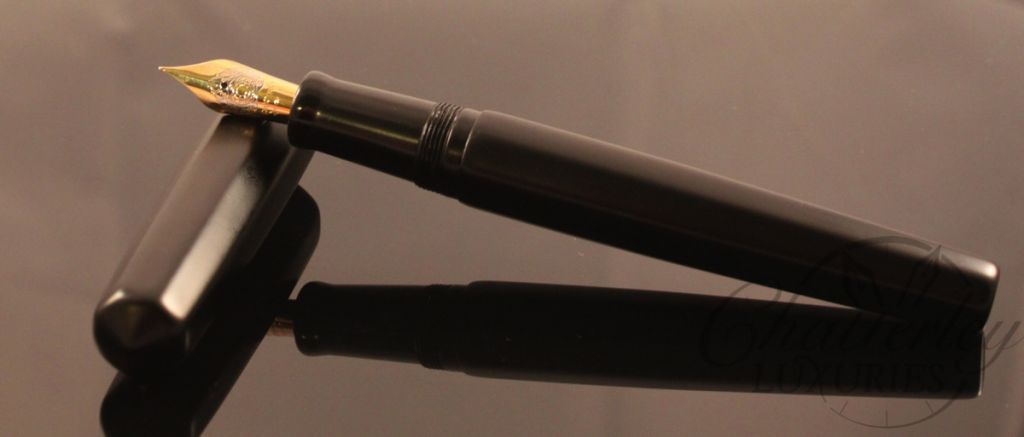 Danitrio Hakkaku Kuro - Keshi Black Fountain Pen (2)