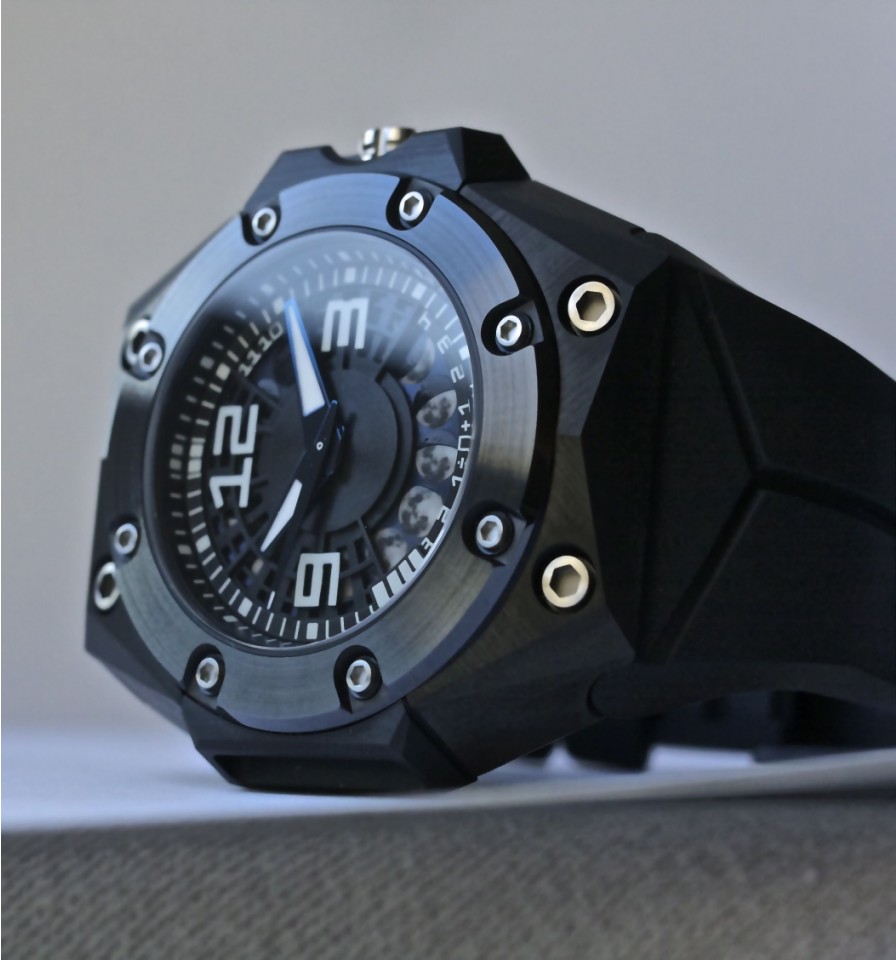 Linde Werdelin Oktopus Moon 3DTP Black Ink Marks 20th Anniversary