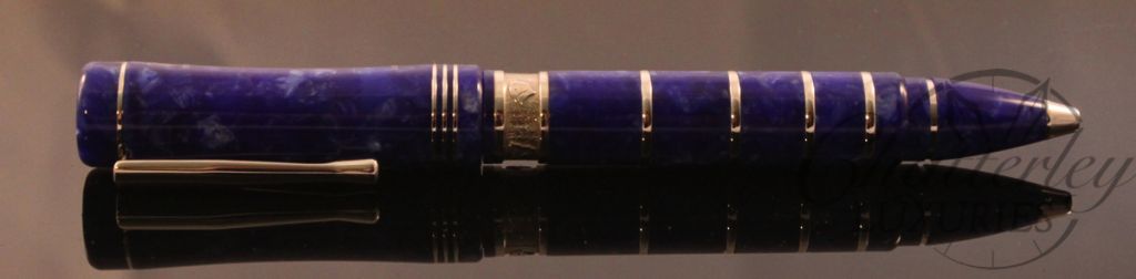 Delta Charles Darwin Evolution Blue and Silver Limited Edition Ballpoint pen