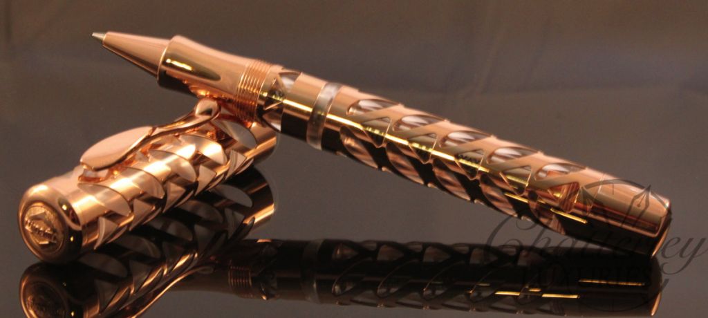 Visconti Rose Gold Skeleton Limited Edition Rollerball (2)