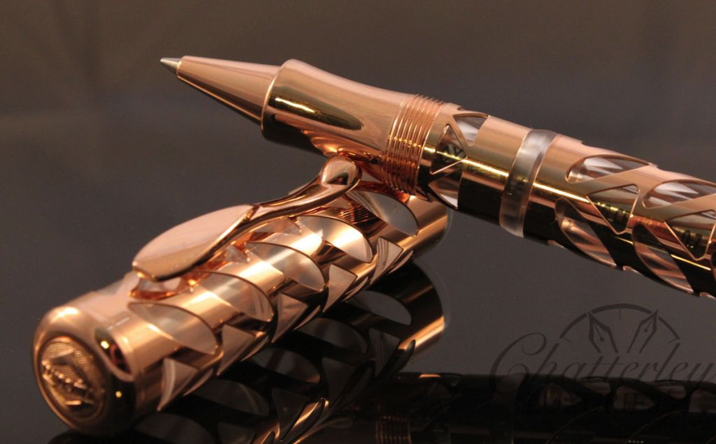 Visconti Rose Gold Skeleton Limited Edition Rollerball (1)