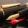 Delta Lucky Red and Black Fountain Pen (1)