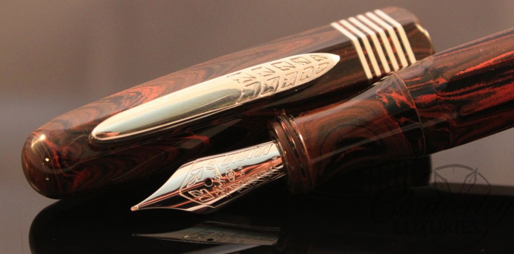 Stipula / Chatterley Pens Faceted Oversize Etruria Limited Edition Fountain Pen