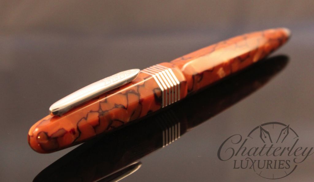 Stipula Faceted Etruria Alter Ego Celluloid Limited Edition Ballpoint Pen