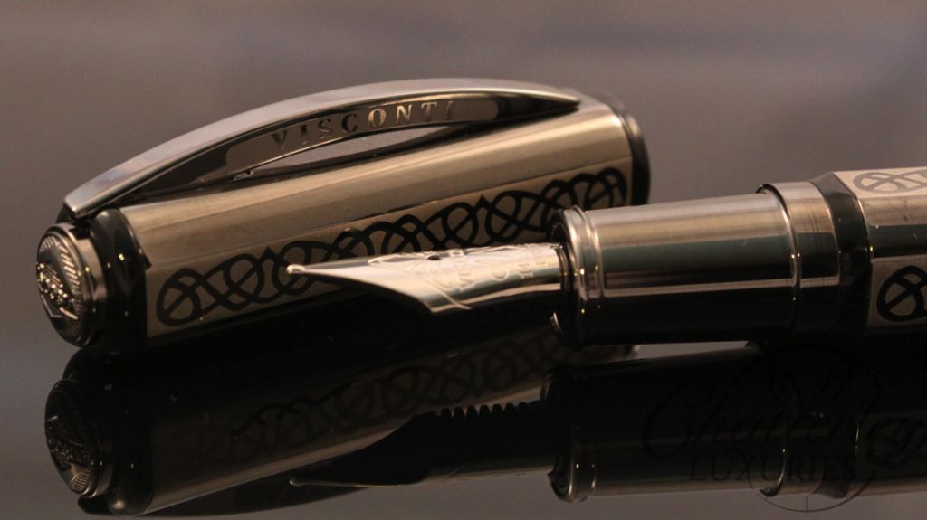 Visconti Metropolis Gunmetal Sterling Silver Gordian Knot Limited Edition Fountain Pen