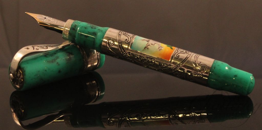 Marlen Liberty Green Art Nouveau Limited Edition Fountain Pen