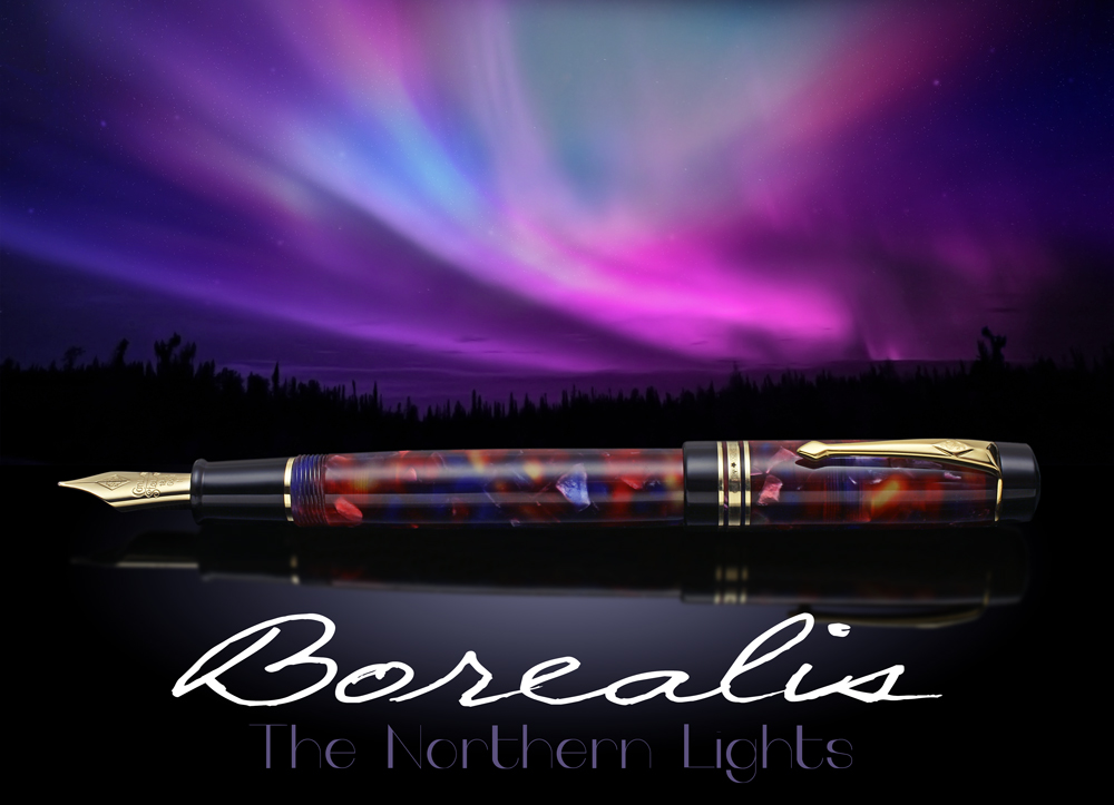 Conway Stewart Belliver Borealis Limited Edition Northern Lights Fountain Pen