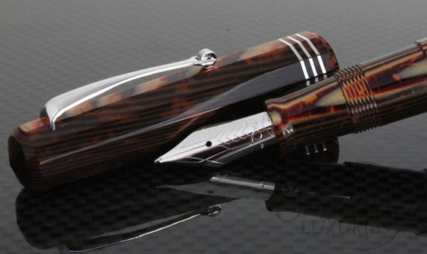 Omas Arco Paragon HT Silver trim Fountain Pen