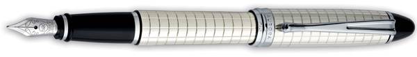 Aurora Ipsilon Quadra Sterling Silver Fountain Pen