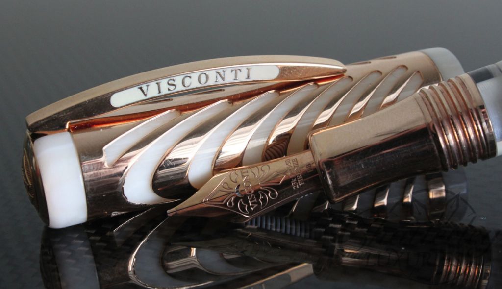 Visconti Rose Gold Ripple Limited Edition Fountain Pen
