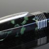 Stipula Green and Black Celluloid Faceted Etruria Ballpoint Pen