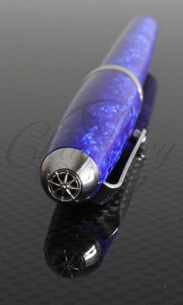 Signum Orione Blue Steel Iridium Tip Fountain Pen2