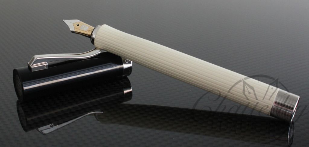 Faber Castell Intuition Ivory Fluted Ribbed Fountain Pen
