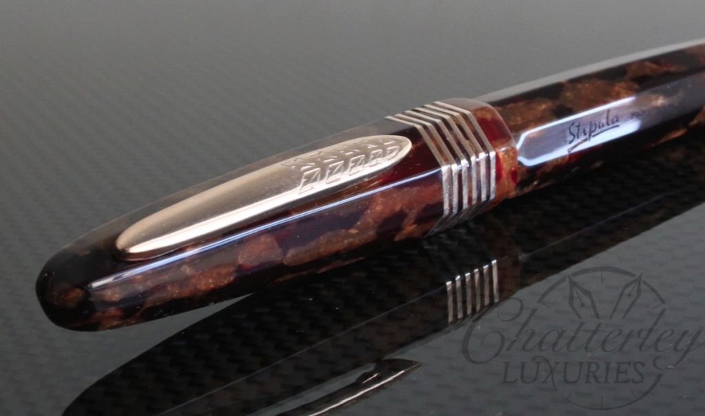 Stipula Amber Faceted Etruria Limited Edition Ballpoint