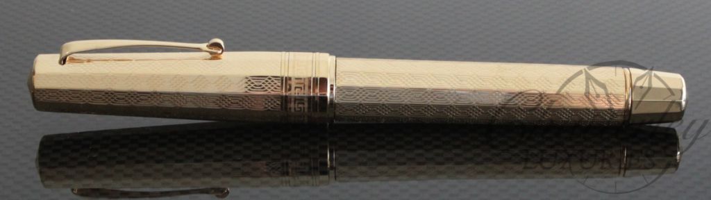 Omas Limited Edition Old Style Paragon Gold Vermeil Guilloche Fountain Pen