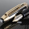 Montblanc Solitaire Gold and Black Fountain Pen