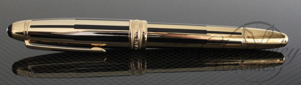 Montblanc Solitaire Gold and Black Fountain Pen