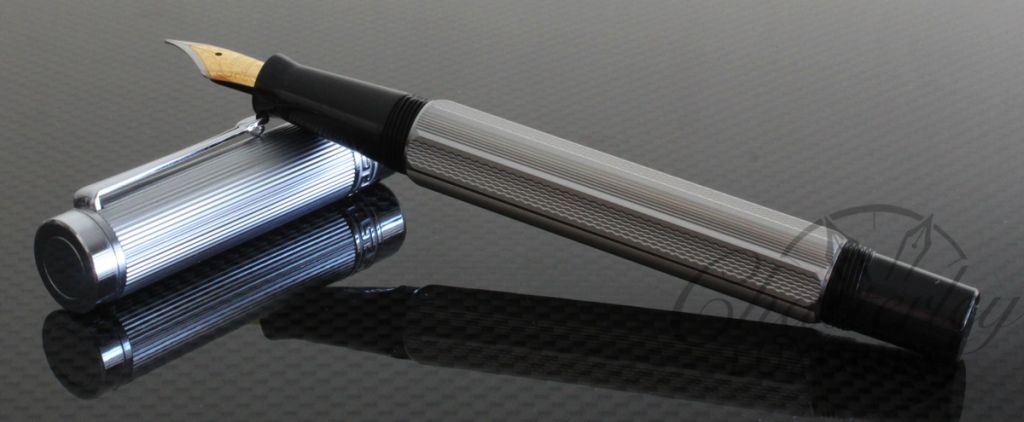 Danitrio Metal Silver Cylinder Fountain Pen3