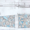 Stipula Erturia Skeleton sketch of Fountain Pen