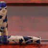 Stipula Matte Silver Skeleton Blue Resin Kandinsky Fountain Pen