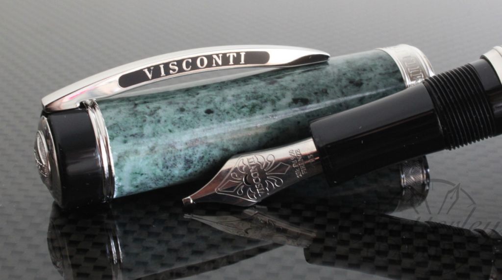 Visconti Limited Edition Marble Imperial Black Fountain Pen/Rollerball Convertible