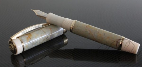 Visconti Limited Edition Marble Empire Honey Fountain Pen/Rollerball Convertible