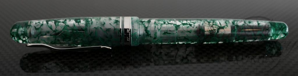 Delta Limited Edition “Non-Fusion” Fusion 82 Green Demonstrator Fountain Pen with 14k nib