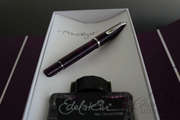 Pelikan M205 Special Edition Amethyst Demonstrator Fountain Pen and Ink Set