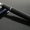 Aurora Talentum Black Rubberized Soft Touch Finesse with Chrome Fountain Pen (D13RN)