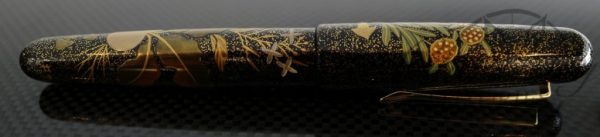 Danitrio Maki-e Spring Flowers Fountain Pen on Takumi with Gold Clip