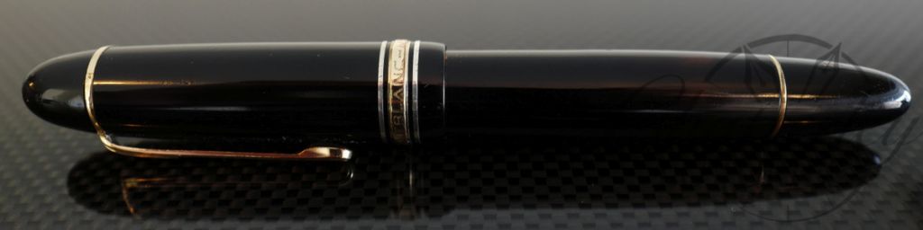 Montblanc 149 Silver Rings Celluloid Vintage Fountain Pen with 14c Nib