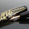 Danitrio Chinkin Vines Fountain Pen on Densho with Gold Clip