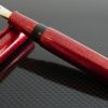 Danitrio Urushi Nashiji-nuri Red on Takumi Fountain Pen with painted clip