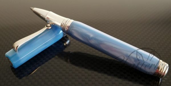 Montegrappa Micra Light Blue Celluloid Rollerball