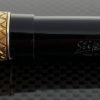 Stipula Black Etruria Flat Top Prototype Fountain Pen