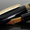 Stipula Black Etruria Flat Top Prototype Fountain Pen