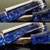 Delta-Chatterley Slim Lapis Blue Celluloid 10th Anniversary Limited Edition Fountain Pen