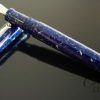 Delta-Chatterley Slim Lapis Blue Celluloid 10th Anniversary Limited Edition Fountain Pen Silver Trim