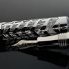 Visconti Limited Edition Skeleton Watermark Sterling Silver Fountain Pen