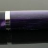 Signum Nova Purple and Silver Fountain Pen 18KT Gold Nib