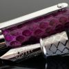 Signum Nova Purple Python Fountain Pen 18KT Gold Nib