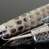 Signum Nova White Python Fountain Pen 18KT Gold Nib