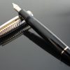 Montblanc 146 Meisterstück Solitaire Doué Geometric Dimension LeGrand Fountain Pen (black Blind cap)