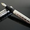 Montblanc 146 Meisterstück Solitaire Platinum-Plated Facet LeGrand Fountain Pen